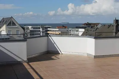 Ein Balkon oder eine Terrasse in der Unterkunft Haus Elisabeth Fewo 5B
