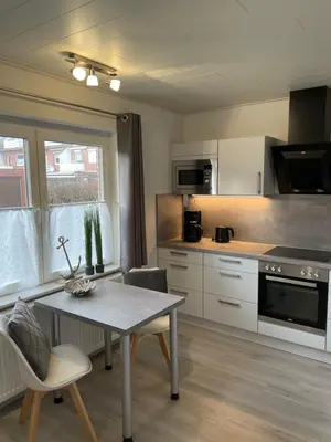 Küche/Küchenzeile in der Unterkunft Haus Nordseeschatz Appartement 15 Große Schatzkiste 4 Personen