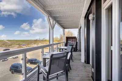 Ein Balkon oder eine Terrasse in der Unterkunft Resort Deichgraf Resort Deichgraf 27-14