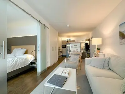 Ein Bett oder Betten in einem Zimmer der Unterkunft Resort Deichgraf Resort Deichgraf 31-10