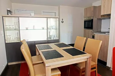 Küche/Küchenzeile in der Unterkunft Resort Deichgraf Resort Deichgraf 31-15
