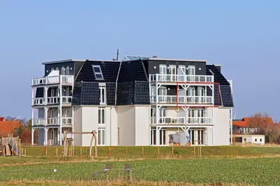 Das Gebäude in dem sich die Ferienwohnung befindet