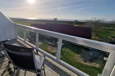 Ein Balkon oder eine Terrasse in der Unterkunft Resort Deichgraf Resort Deichgraf 31-18