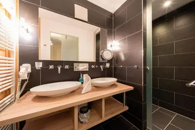 Ein Badezimmer in der Unterkunft Resort Deichgraf Resort Deichgraf 31-20