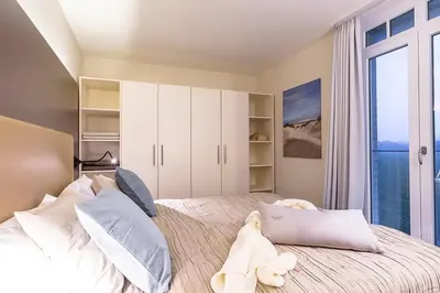 Ein Bett oder Betten in einem Zimmer der Unterkunft Resort Deichgraf Resort Deichgraf 31-09