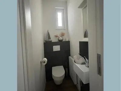 Ein Badezimmer in der Unterkunft Fewo Grünstrand