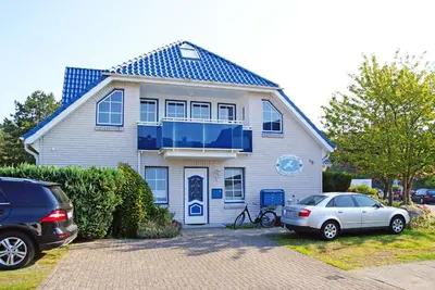 Das Gebäude in dem sich die Ferienwohnung befindet