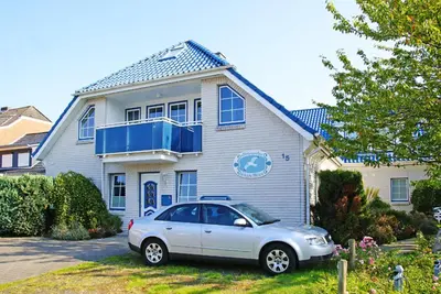 Das Gebäude in dem sich die Ferienwohnung befindet