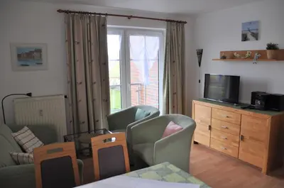 TV/Unterhaltungsangebot in der Unterkunft Nordseedüne, Ferienwohnung 3