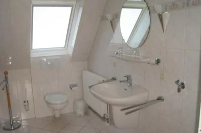 Ein Badezimmer in der Unterkunft Am grooten Steen 20, Ferienwohnung 2