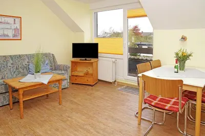 TV/Unterhaltungsangebot in der Unterkunft Haus Apart, Whg 2