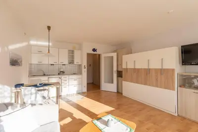 Küche/Küchenzeile in der Unterkunft Haus Baltic, Whg 13