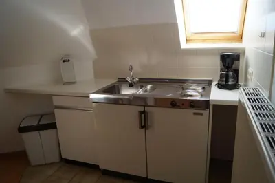 Küche/Küchenzeile in der Unterkunft Haus Katharina Ferienwohnung 1