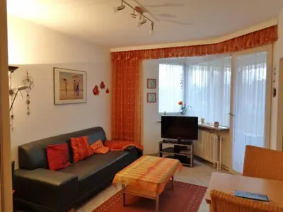 Ein Sitzbereich in der Unterkunft Haus Elisabeth, Whg 8