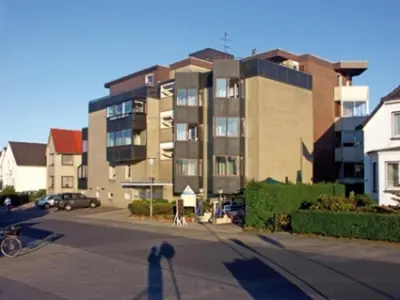 Das Gebäude in dem sich die Ferienwohnung befindet
