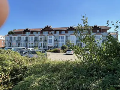 Das Gebäude in dem sich die Ferienwohnung befindet
