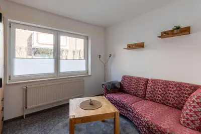 Ein Sitzbereich in der Unterkunft Haus Relax, Whg 1