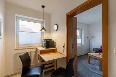 Küche/Küchenzeile in der Unterkunft Haus Relax, Whg 1