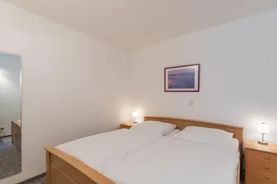 Ein Bett oder Betten in einem Zimmer der Unterkunft Haus Relax, Whg 1