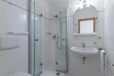 Ein Badezimmer in der Unterkunft Haus Relax, Whg 1