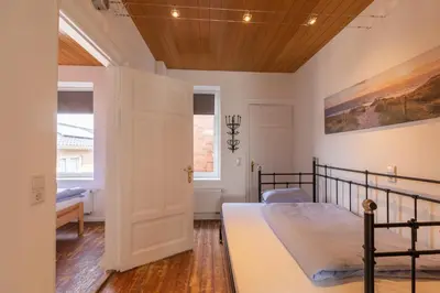 Ein Bett oder Betten in einem Zimmer der Unterkunft Haus Relax, Whg 3