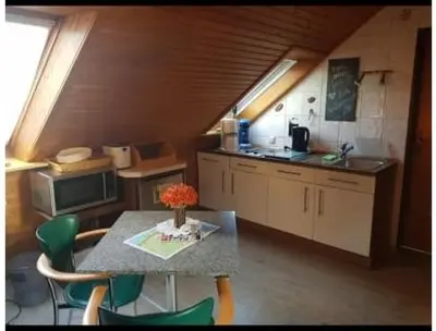 Küche/Küchenzeile in der Unterkunft FewoLeopold - Apartment - Fewo 3