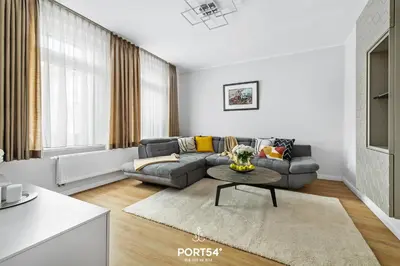 Ein Sitzbereich in der Unterkunft Villa Nova