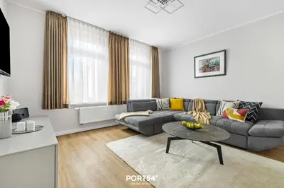 Ein Sitzbereich in der Unterkunft Villa Nova