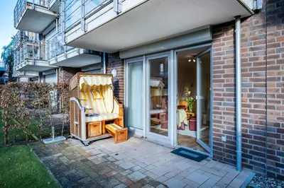 Das Gebäude in dem sich die Ferienwohnung befindet