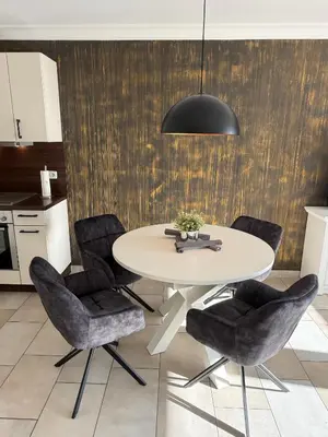 Küche/Küchenzeile in der Unterkunft Haus Seehafen Apartment 1 2