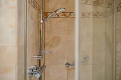Ein Badezimmer in der Unterkunft Haus Seewärts Wohnen Apartment 3 6