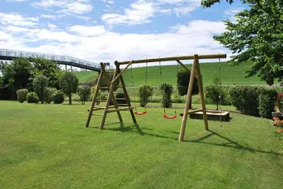Ein Kinderspielbereich in der Unterkunft Haus Seewärts Wohnen Apartment 3 6