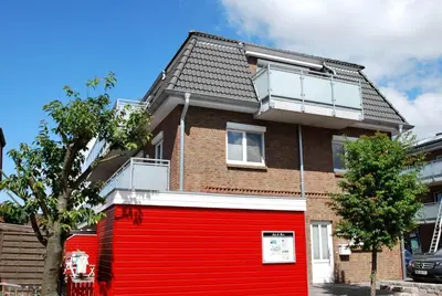Das Gebäude in dem sich die Ferienwohnung befindet
