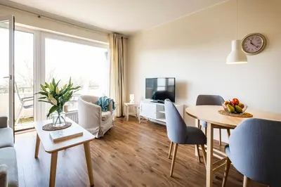 TV/Unterhaltungsangebot in der Unterkunft Haus Nordseeblick Wohnung 32