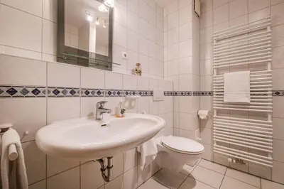 Ein Badezimmer in der Unterkunft Haus Seewärts Wohnen Apartment 2 3