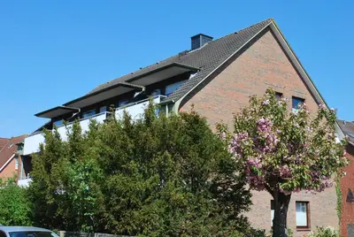 Das Gebäude in dem sich die Ferienwohnung befindet
