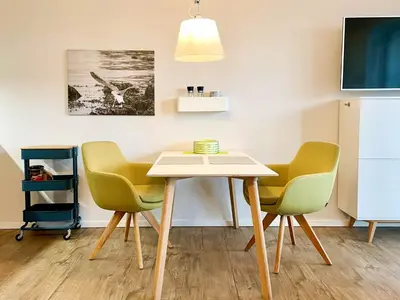 TV/Unterhaltungsangebot in der Unterkunft Haus Strandläufer Apartment 3 4 Strandhaus 3 4