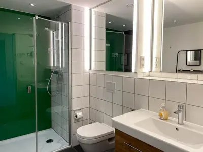 Ein Badezimmer in der Unterkunft Haus Strandläufer Apartment 3 4 Strandhaus 3 4