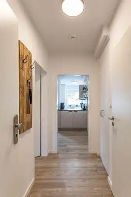 Küche/Küchenzeile in der Unterkunft Haus Treibholz Apartment 2