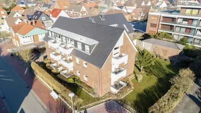 Das Gebäude in dem sich die Ferienwohnung befindet