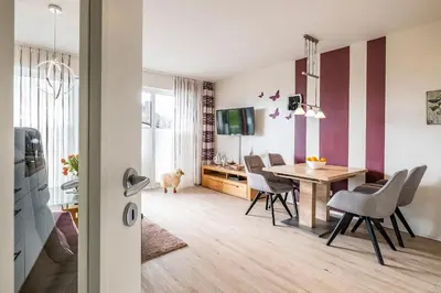 TV/Unterhaltungsangebot in der Unterkunft Haus Deichoase Apartment 1 4