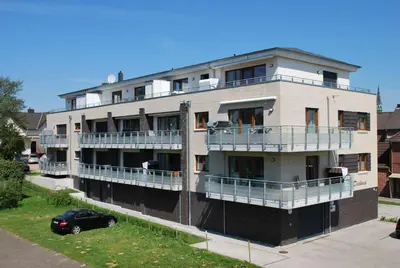 Das Gebäude in dem sich die Ferienwohnung befindet