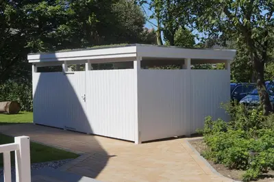 Das Gebäude in dem sich die Ferienwohnung befindet