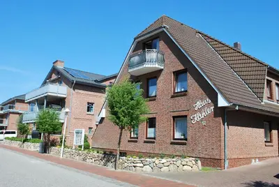 Das Gebäude in dem sich die Ferienwohnung befindet