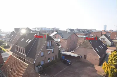 Ein allgemeiner Blick auf Büsum oder ein Stadtblick von der Ferienwohnung aus