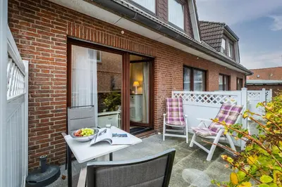 Ein Balkon oder eine Terrasse in der Unterkunft Haus Kähler 2 Wohnung 12