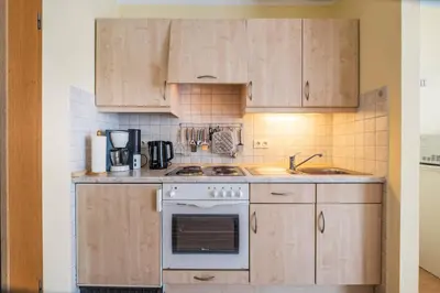 Küche/Küchenzeile in der Unterkunft Haus Seemeile Wohnung 2 20