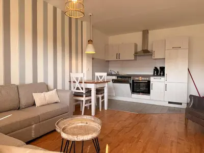 Küche/Küchenzeile in der Unterkunft Kleine Brise Apartment 2