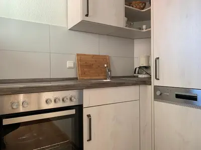 Küche/Küchenzeile in der Unterkunft Kleine Brise Apartment 4