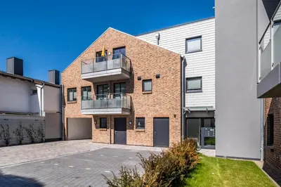 Das Gebäude in dem sich die Ferienwohnung befindet